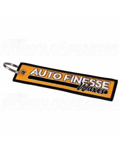 Auto Finesse V2 Race Tag Orange Keychain