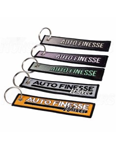 Auto Finesse V2 Race Tag Orange Keychain 2