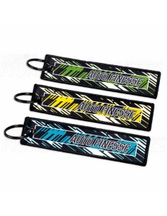 Auto Finesse V3 Race Tag Teal Keychain 2