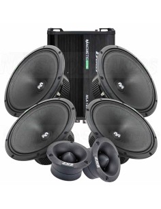 DeafBonce MM-80F Ampkit Speakers + amplifier