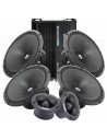 DeafBonce MM-80F Ampkit Speakers + amplifier