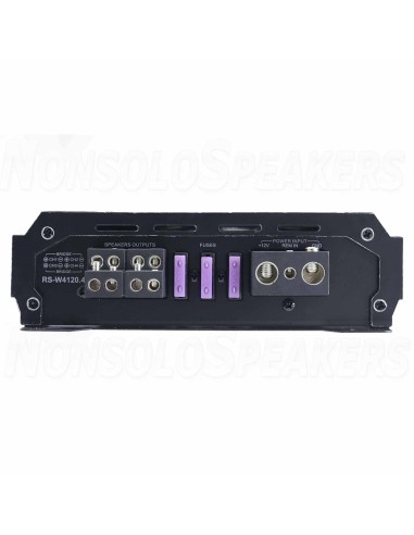 Reiss RS-W4120.4 4-channel amplifer Class AB 120Wx4 @ 4 ohm
