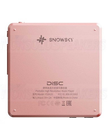 FiiO Snowsky DISC P Portable High-Resolution Music Player Pink
