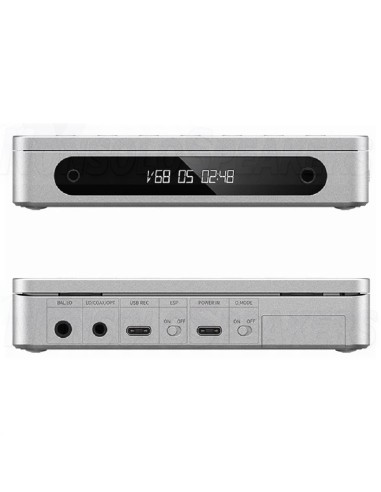 FiiO DM13 BT S Portable Stereo CD Player Silver