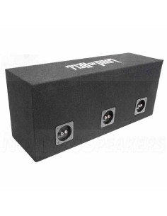 Loud as Hell 2x10" Pro Black enclosure for midwoofers 2