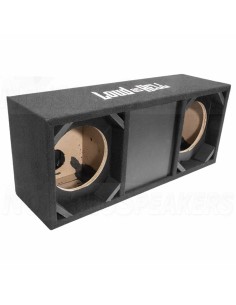 Loud as Hell 2x8" Pro Black enclosure for midwoofers