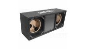 Loud as Hell 2x8" Pro Black enclosure for midwoofers