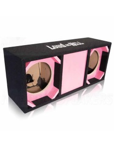 Loud as Hell 2x8" Pro Pink enclosure for midwoofers