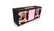 Loud as Hell 2x8" Pro Pink enclosure for midwoofers