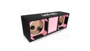 Loud as Hell 2x12" Pro Pink enclosure for midwoofers