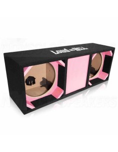 Loud as Hell 2x12" Chaos Pro speaker box Pink 2