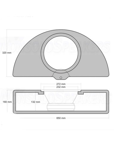 FBkolo02 Wheel 650x160 Fit-Box subwoofer enclosure