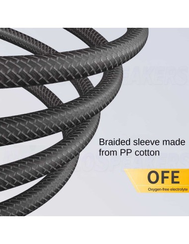 Viborg VS901 19.5 Gauge Hi-Fi Speaker Cable, 3m Hi-End Multiplex OFC