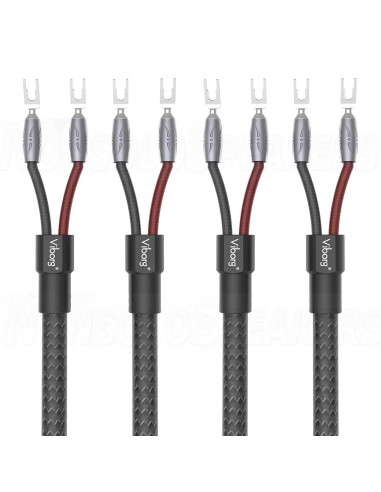 Viborg VS901 19.5 Gauge Hi-Fi Speaker Cable, 3m Hi-End Multiplex OFC