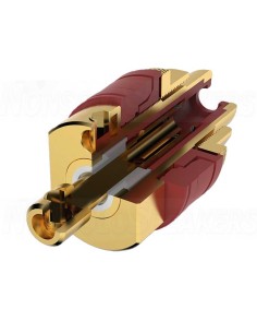 Viborg RC102G  RCA panel 36.5mm GOLD - Screw tightening (PAIR) 2