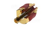 Viborg RC102G  RCA panel 36.5mm GOLD - Screw tightening (PAIR)