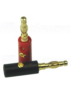 Banana plugs BS2 for cables up to 4 mm² Pair