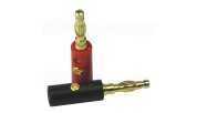 Banana plugs BS2 for cables up to 4 mm² Pair