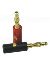Banana plugs BS2 for cables up to 4 mm² Pair