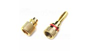Bananas BS6 - 24k Gold Plated - until 4.0mm Cable -Pair-