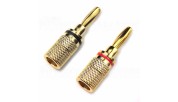 Bananas BS6 - 24k Gold Plated - until 4.0mm Cable -Pair-