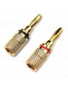 Bananas BS6 - 24k Gold Plated - until 4.0mm Cable -Pair-