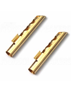 AUDIKOM BN51 - Copper Banana Plug - 24K Gold Plated - Pair