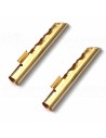 AUDIKOM BN51 - Copper Banana Plug - 24K Gold Plated - Pair