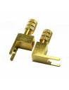 TC41 - Banana to Spade Adapter 6.0mm-90°-4.1mm