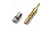 AUDIKOM BN01 - Expanding Banana Plugs - 24k Gold Plated - for 9.0mm Cable - Pair