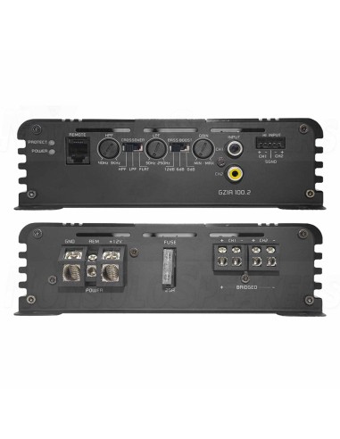 GROUND ZERO GZIA 100.2 2-channel high quality class A/B amplifier