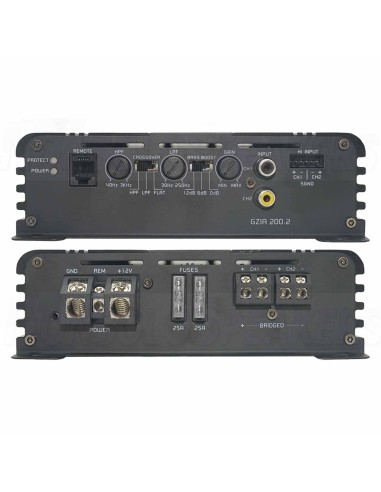 GROUND ZERO GZIA 200.2 2-channel high quality class A/B amplifier