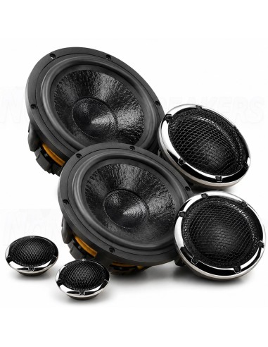 Rebec EX6.3 High Fidelity 3-way Component system "silver"
