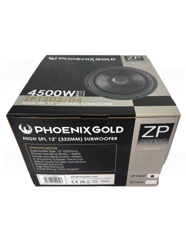 PHOENIX GOLD ZP12D4 – 12″ STREETBASS SUBWOOFER