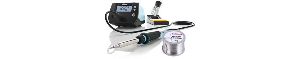 Soldering irons and solder accessories