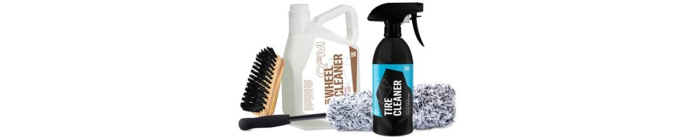 Cosmetics for car wheels and tires