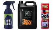 Car cosmetics for pre-washing and insect removal