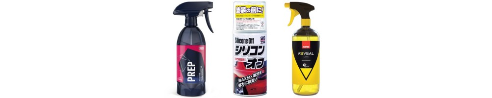 Car cosmetics to prepare paint before waxing