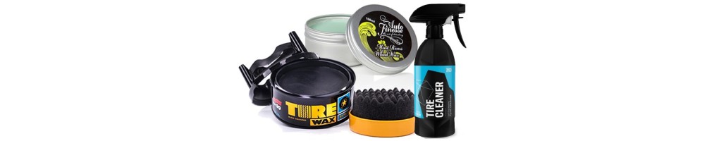 Wheel and tire cleaners