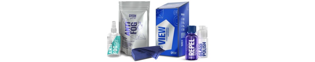Glass cleaners and polishes