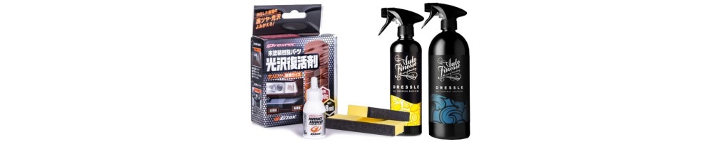 Protection and impregnation of dark plastics