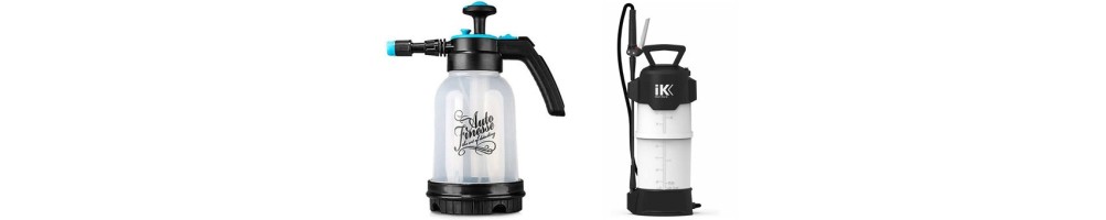 Foamers and manual pressure sprayers