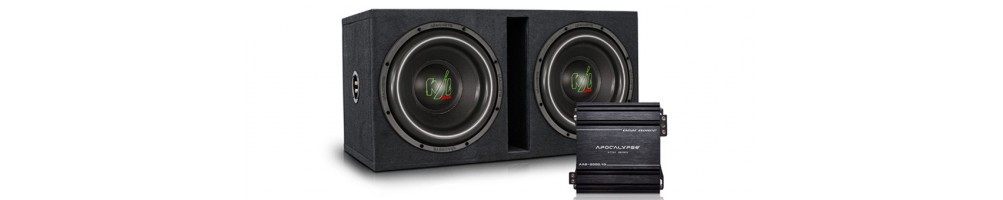 Bass packages - Bundle of Subwoofer with Amplifier for car
