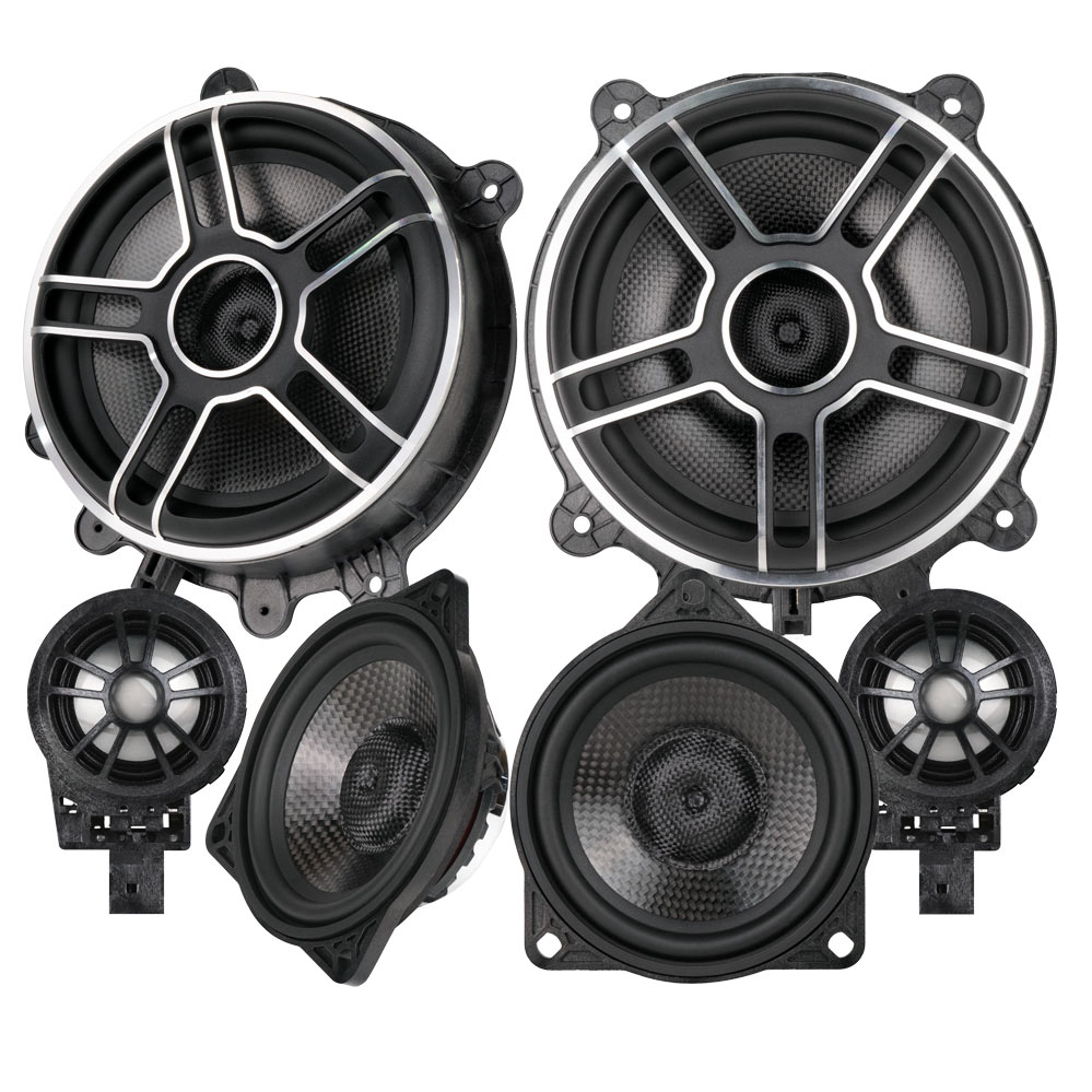 Nakamichi Tesla kit 3 way component speakers ,Plug&Play for model